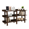 59 Console Sofa Table with 3-tier Open Shelf for Living Room