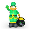 Patrick's Day Inflatable Leprechaun for for Yard and Lawn-6 ft