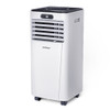 10000 BTU v Portable Air Conditioner with Remote Control-White