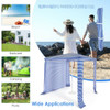 6.6 x 6.6 Feet Foldable and Easy-Setup Beach Canopy With Carry Bag-Navy