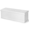 45 Inches Large Folding Ottoman Storage Seat-White