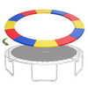 12 Feet Waterproof and Tear-Resistant Universal Trampoline Safety Pad Spring Cover-Multicolor