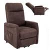 Power Lift Recliner Chair with Remote Control for Elderly-Brown