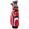 10 Pieces Ladies Complete Golf Club Set with Alloy Driver-Red