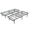 Folding Steel Platform Bed Frame for Kids and Adults-King Size