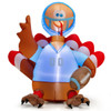 5 Feet Inflatable Thanksgiving Turkey Football Player with Lights