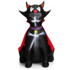 4.7 Feet Halloween Inflatable Vampire Cat with Red Cloak