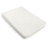 38 x 26 Inch Dual Sided Pack N Play Baby Mattress Pad with Removable Washable Cover-White