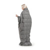 Hadly Grey Goose Feather and Down Wearable Throw