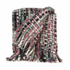 Parkland Collection Mia Transitional Multicolored HANDLOOMed 52" x 67" Acrylic Blend Throw Blanket