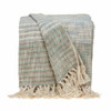 Parkland Collection Elsa Transitional Multicolored HANDLOOMed 52" x 67" Cotton Throw Blanket