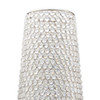 47" Bling Faux Crystal Beads Barrel Floor Vase