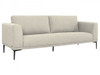 Modern 87" Light Beige Sofa With Removable Cushions