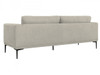Modern 87" Light Beige Sofa With Removable Cushions