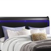 Solid Wood Standard Upholstered Bed