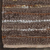 8' X 10' Desert Taupe Striped Handmade Leather Area Rug