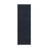 8' Black Wool Handmade Stain Resistant Runner Rug