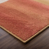 2' X 3' Terra Cotta Patchwork Power Loom Stain Resistant Area Rug