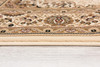 7' X 10' Cream Oriental Medallion Stain Resistant Area Rug