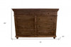 70" Tobacco Solid Wood Nine Drawer Gentleman's Chest