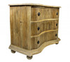 44" Natural Solid Wood Three Drawer Standard Dresser