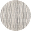 4' Ivory Round Ombre Tufted Handmade Area Rug