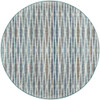 6' Blue Round Ombre Tufted Handmade Area Rug