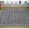 5' X 8' Dark Grey And Silver Plaid Cross Hand Loomed Area Rug