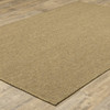 3' X 5' Tan Stain Resistant Indoor Outdoor Area Rug