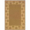 3' X 5' Tan Stain Resistant Indoor Outdoor Area Rug