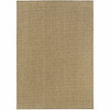 4' X 6' Tan Stain Resistant Indoor Outdoor Area Rug