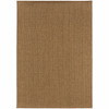 8' X 11' Tan Stain Resistant Indoor Outdoor Area Rug