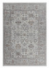 5' X 8' Grey Oriental Area Rug