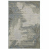 2' X 8' Grey Abstract Stain Resistant Indoor Outdoor Area Rug