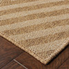 3' X 5' Tan Geometric Stain Resistant Indoor Outdoor Area Rug