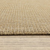 8' Round Sand Round Stain Resistant Indoor Outdoor Area Rug