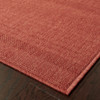 2' X 3' Red Stain Resistant Indoor Outdoor Area Rug