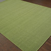 3' X 5' Green Stain Resistant Indoor Outdoor Area Rug