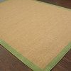 3' X 5' Beige Stain Resistant Indoor Outdoor Area Rug