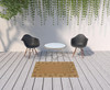 4' X 6' Beige Stain Resistant Indoor Outdoor Area Rug