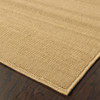 5' X 8' Beige Stain Resistant Indoor Outdoor Area Rug