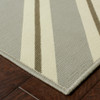 8' X 11' Grey Geometric Stain Resistant Indoor Outdoor Area Rug