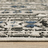 8' X 10' Beige Oriental Stain Resistant Indoor Outdoor Area Rug