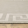 10' X 13' Grey Stain Resistant Indoor Outdoor Area Rug