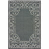 4' X 6' Grey Stain Resistant Indoor Outdoor Area Rug