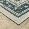 5' X 7' Beige Stain Resistant Indoor Outdoor Area Rug