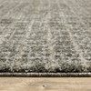 10' X 13' Grey Tan And Beige Geometric Power Loom Stain Resistant Area Rug