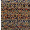 9' X 12' Multi And Blue Abstract Power Loom Stain Resistant Area Rug
