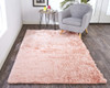 4' X 6' Pink Shag Tufted Handmade Area Rug