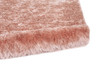 8' Pink Round Shag Tufted Handmade Area Rug